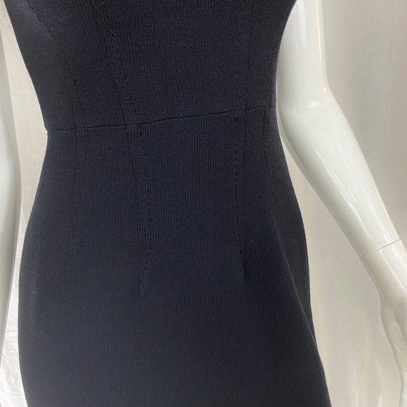 St John Collection black knit sheath - Picture 5 of 6